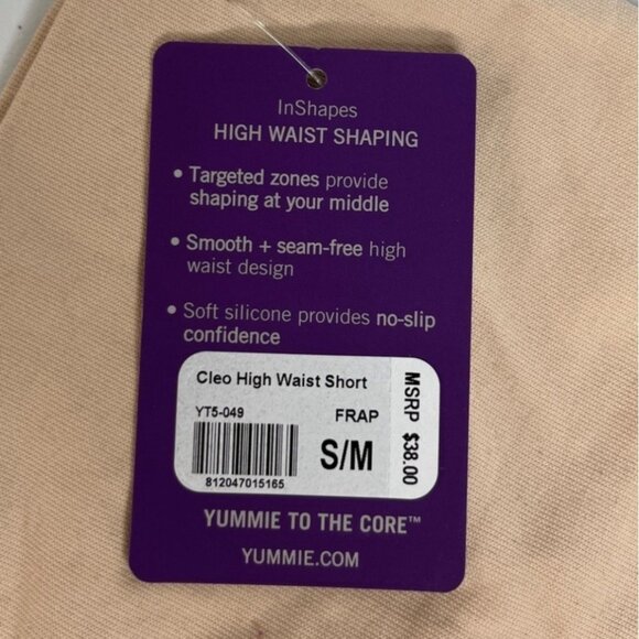 Yummie Shape High Waist Shaping Shorts Shaper Small/Medium Tan New Compression - Picture 8 of 10